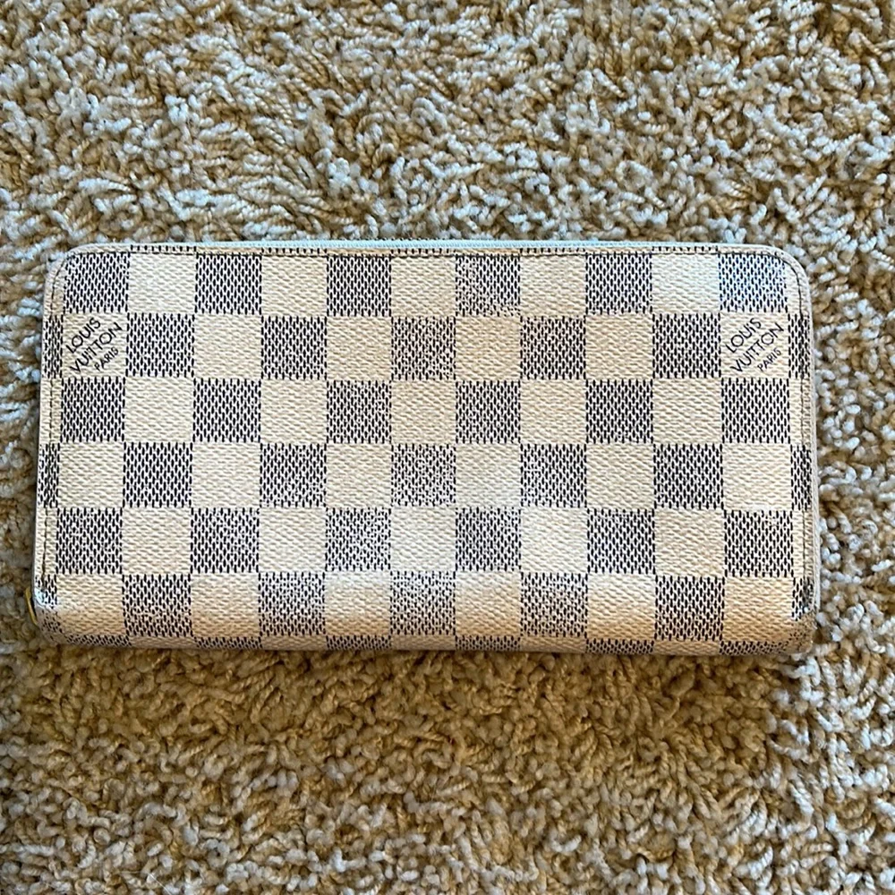 SOLD Bundle Louis Vuitton Damier Azur Totally MM Tote Bag & Matching Wallet - Picture 13 of 16